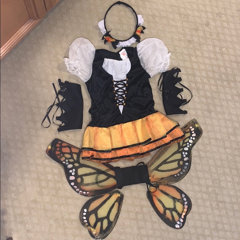 Kids Monarch Butterfly / CandyCorn Witch Costume
